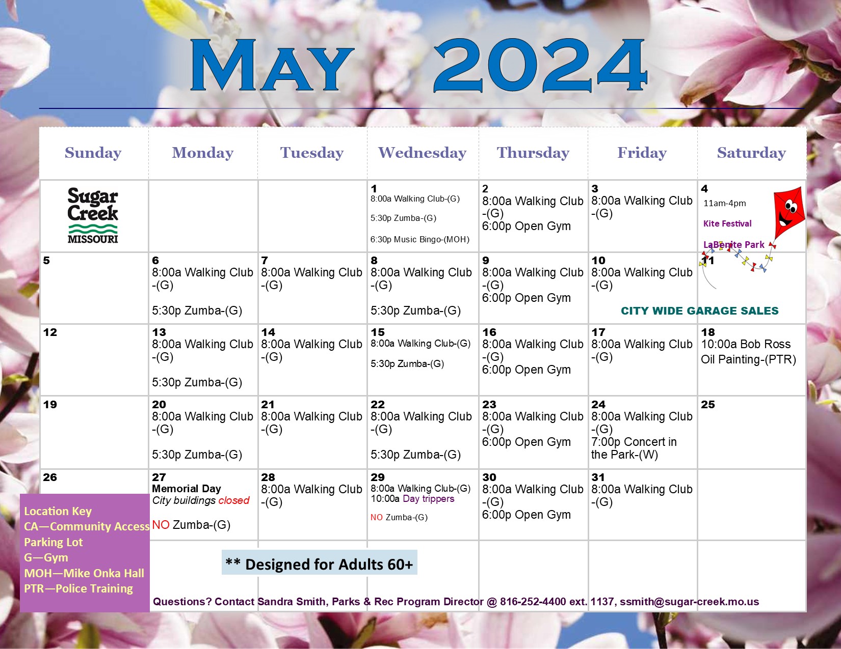 2024 May Senior Calendar